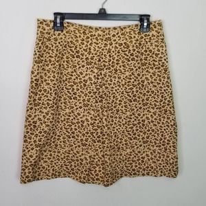 J. McLaughlin Cheetah Print Skirt